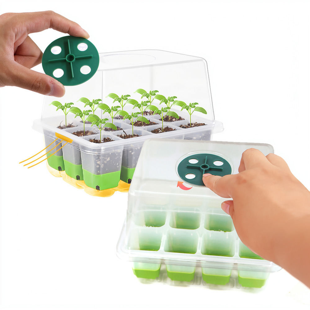 Plant Pot - 柔らかいシリコン製の育苗トレー。ガーデニングや植物の増殖に最適。耐久性に優れた育苗ポットで、室内やベランダでの栽培に。