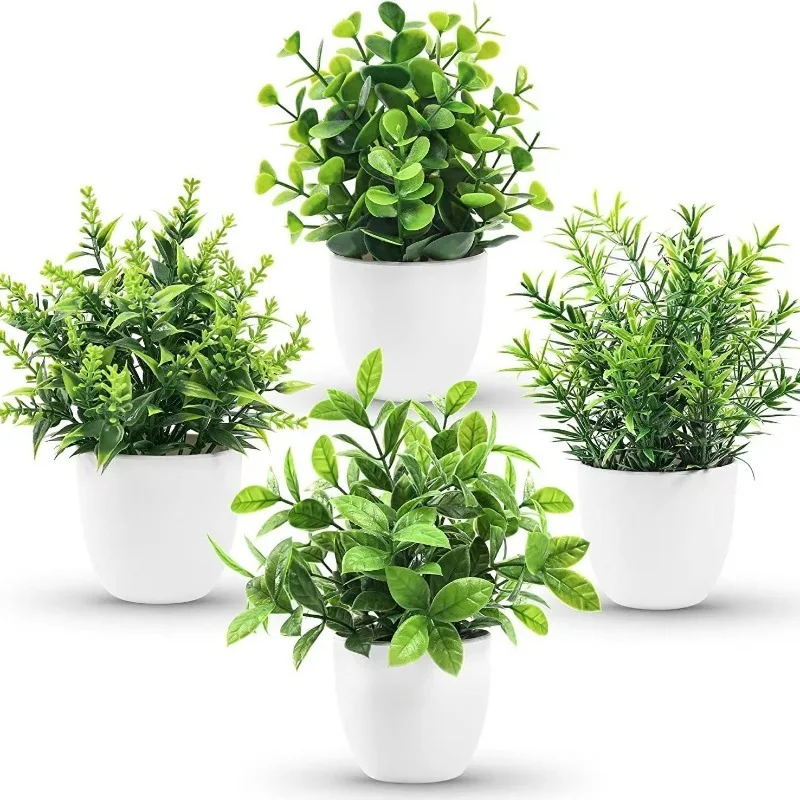 Succulent Set - 人工鉢植え,家の装飾,プラスチック盆栽,フェイクグリーン,屋内と屋外,卸売