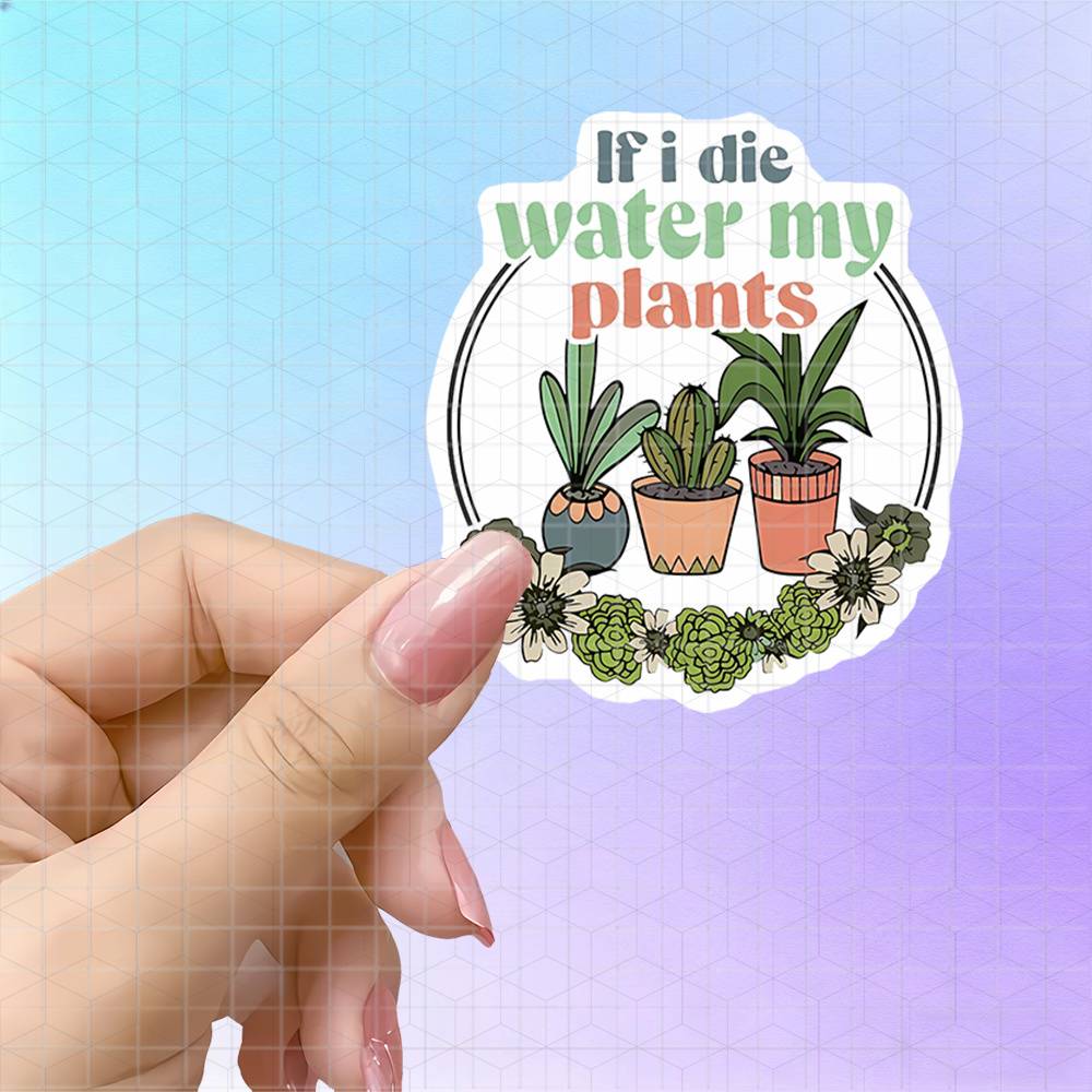 The Plant Parent - 鉢植えの植物、花のリース、植物好きのためのビニールステッカー、マット仕上げのデカール。プランナーやノート、植物を育てる方におすすめ。