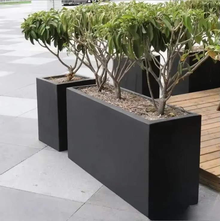 新しい北欧風大型室内フラワーポット、モダンミニマリストアルミ - Indoor Plants のレビューと価格