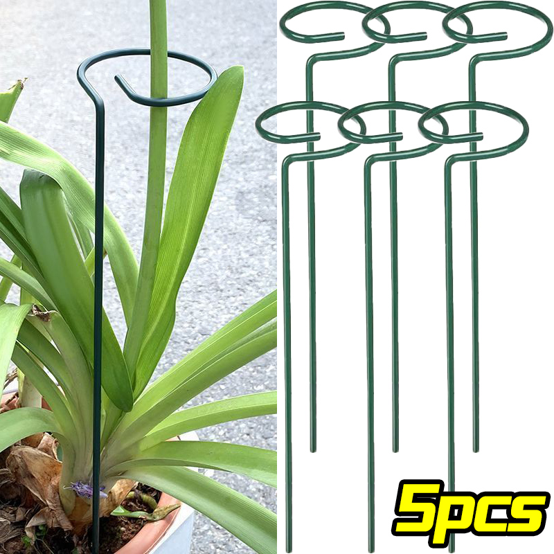 1/10 個ガーデンサポートステークリング金属単一茎植物低木 - Plant Support Stake のレビューと価格