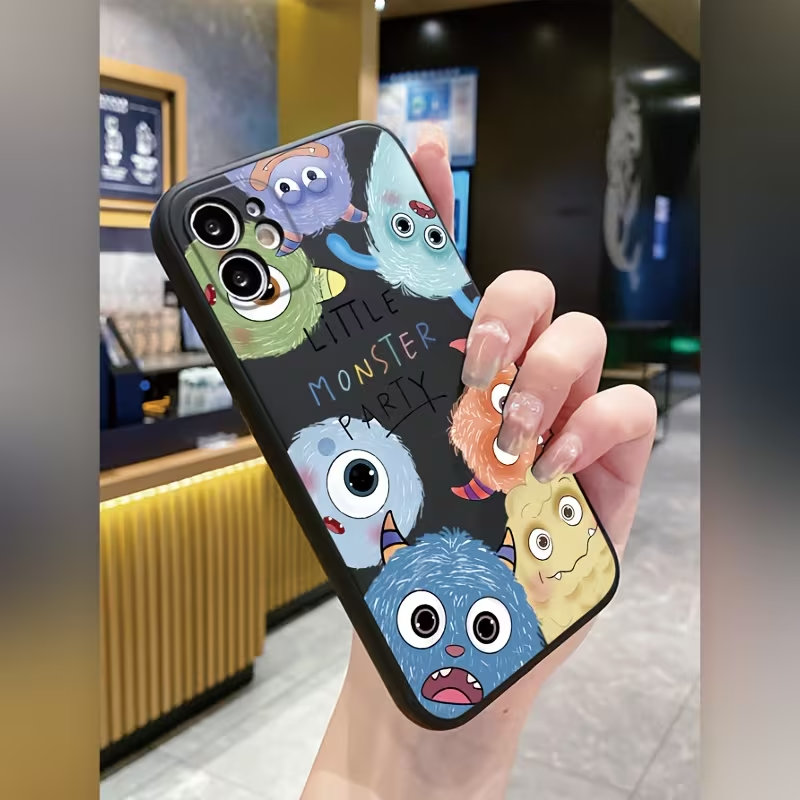 ハロウィンの子供っぽい楽しいモンスター漫画風のiPhoneケ - Monstera のレビューと価格