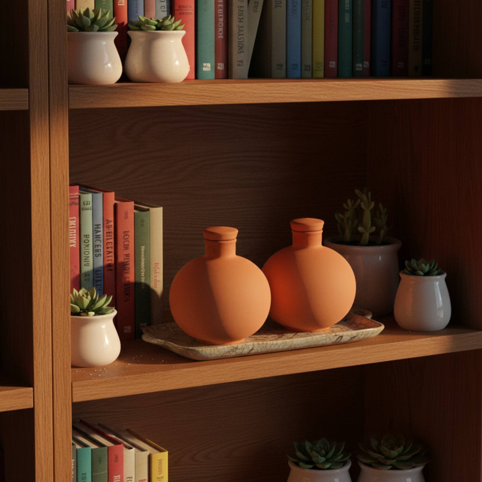 2個入りテラコッタオラ、簡単植物ケアオラ、水やりポット、多孔 - Terracotta Pot のレビューと価格