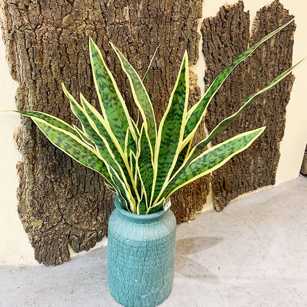 人工スネークフェイサビリア植物、屋内屋外ホームガーデンオフィ - Snake Plant のレビューと価格