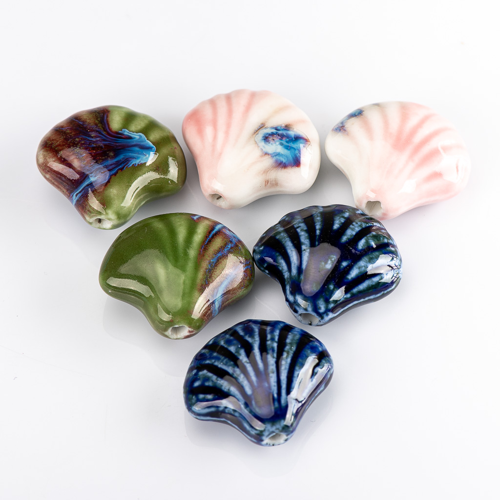 マルチカラーマリンシリーズセラミックビーズペンダント,ジュエ - Snake Plant Ceramic のレビューと価格