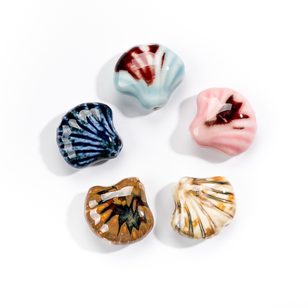 マルチカラーマリンシリーズセラミックビーズペンダント,ジュエ - Snake Plant Ceramic のレビューと価格