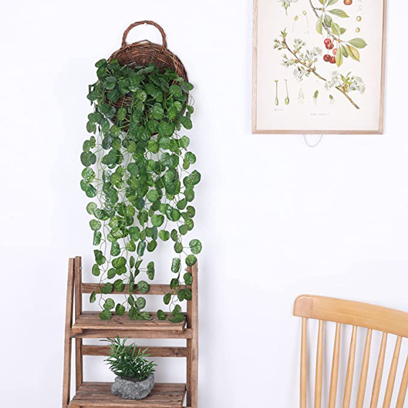 人工ラタン製ハンギングプランツ、イビーの葉の模造品、緑の葉、 - Succulent Set のレビューと価格