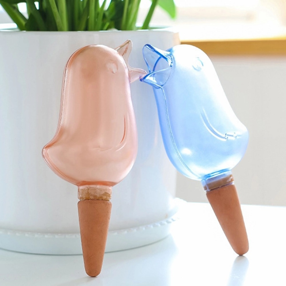 鳥型植物散水器 自動点滴灌漑 テラコッタ製 スローリリース  - Terracotta Pot のレビューと価格