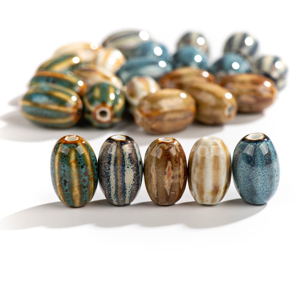 21 # 5 個レトロカラーオーバル形状セラミック特殊形状ビ - Snake Plant Ceramic のレビューと価格