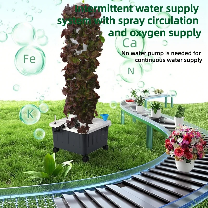 水耕栽培タワー、インテリジェントな土を使わない栽培システム、 - Indoor Plants のレビューと価格