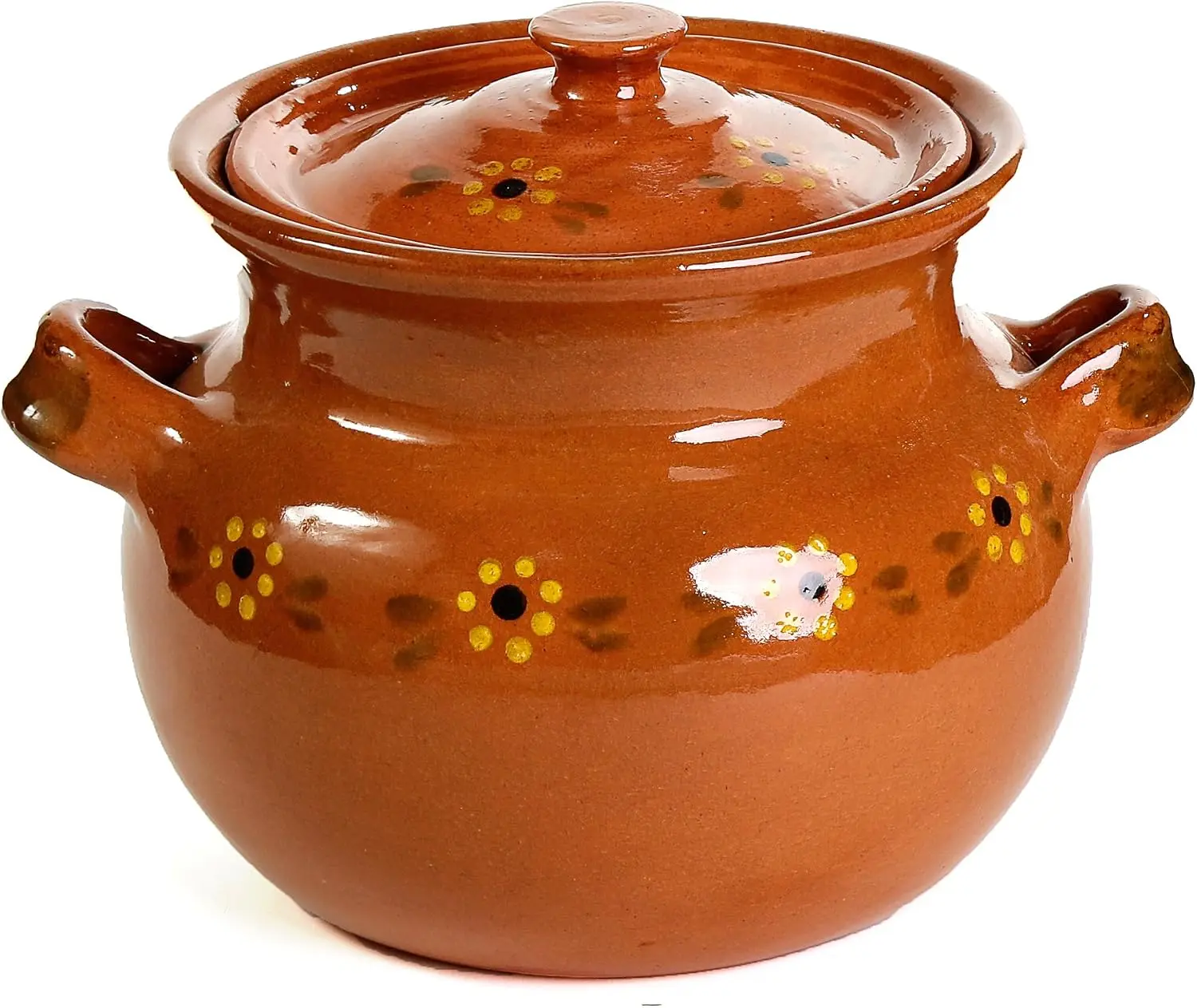 伝統的なメキシコの粘土豆鍋、テラコッタ、3クォート - Terracotta Pot のレビューと価格